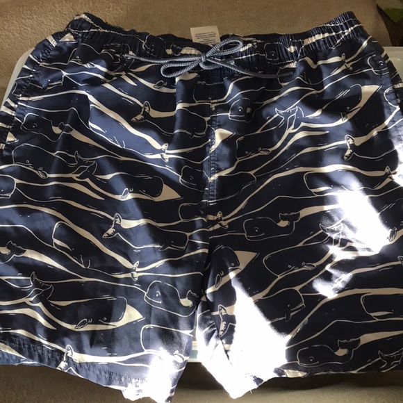 Vineyard Vines Other - Vineyard Vines Whale All Over Drawstring Swim Shorts Men’s Medium Read